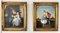 Scene galanti, XIX secolo, Olio su tela, con cornice, set di 2, Immagine 1