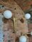 Mid-Century Sconce in Metal & Milk Glass, Image 10