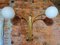 Mid-Century Sconce in Metal & Milk Glass, Image 5