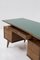 Bureau Vintage avec Plateau en Verre Vert, Italie, 1950s 6