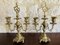 Vintage Bronze Candelabras, Set of 2 1