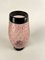 Pink Murano Glass Vase with Bolle attributed to Fratelli Toso, 1980s 2