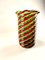 Farbige Vase aus Muranoglas von Bruno Fornasier für Fratelli Toso, 1990er 1