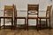 French Golden Oak Country Dining Chairs, 1890s, Set of 6 3