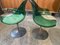 Green Champagne Chairs by Estelle and Erwin Laverne for Laverne International, 1957, Set of 2 3
