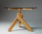 Adjustable Vidun Table Base in Beech Wood by Vico Magistretti for De Padova, 1986, Image 1