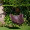 Brown Leather Butterfly Swing Hanging Chair from Studio Stirling, Image 7