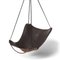 Brown Leather Butterfly Swing Hanging Chair from Studio Stirling 1