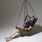 Moderner Butterfly Chair aus Hellbraunem Echtleder von Studio Stirling 5