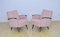 Mid-Century Pink Armchairs, 1960s, Set of 2, Image 1