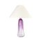 Amethist Coloured Crystal Table Lamp by Val St Lambert for Val Saint Lambert 1