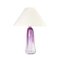 Amethist Coloured Crystal Table Lamp by Val St Lambert for Val Saint Lambert, Image 1