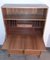 Vintage German Writing Cabinet in Walnut from Wk-Möbel, 1960s 8