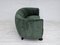 Vintage Danish Velour 3 Seater Banana Sofa, 1960s, Image 14