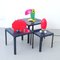 Tables Gigognes Bleues, 1970s, Set de 3 7