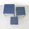 Tables Gigognes Bleues, 1970s, Set de 3 9