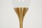 Art Deco Stehlampe aus Messing, 1980er 6