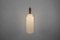 Lampada a sospensione cilindrica in vetro opalino e legno di teak, Scandinavia, anni '60, Immagine 3