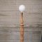 Lámpara de pie Art Déco de roble atribuida a Charles Dudouyt, años 40, Imagen 2