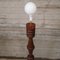 Art Deco Oak Floor Lamp attributed to Charles Dudouyt, 1940s 2