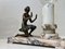 Lampada da tavolo Art Déco in bronzo e marmo, Francia, anni '30, Immagine 3