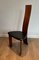 Scandinavian Wood and Leather Chairs, 1970s, Set of 2, Image 9