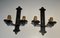 French Wrought Iron Sconces, 1950s, Set of 6 12