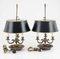 Lampes de Bureau Bouillotte Mid 20ème Siècle, France, Set de 2 2