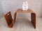 Mid-Century Danish Coffee Table and Magazine Rack in Bentwood 3