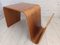 Mid-Century Danish Coffee Table and Magazine Rack in Bentwood 6
