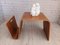 Mid-Century Danish Coffee Table and Magazine Rack in Bentwood 2