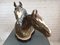 Vintage Horse Heads Pferde Reiterfigur Skulptur von Lladro 2