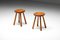 Minimalist Pine Stool by Charlotte Perriand, France, 1950s 8