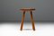 Minimalist Pine Stool by Charlotte Perriand, France, 1950s, Image 11