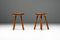 Minimalist Pine Stool by Charlotte Perriand, France, 1950s 7