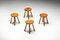 Minimalist Pine Stool by Charlotte Perriand, France, 1950s, Image 6