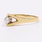 Vintage 14 Karat Gelbgold Ring mit Diamanten, 1970er 3