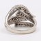 Vintage 18kt White Gold Diamond Ring, 1992 5