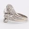 Vintage 18kt White Gold Diamond Ring, 1992 4