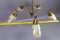 Mid-Century Modern Brass and Glass 5-Light Sputnik Chandelier, 1950s 13