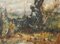 Estudio de un árbol, siglo XIX, pintura al óleo, Imagen 3