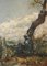Estudio de un árbol, siglo XIX, pintura al óleo, Imagen 2