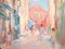 Mario Micheletti, Scena di strada, 1960, Dipinto ad olio, Incorniciato, Immagine 2