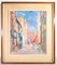 Mario Micheletti, Street Scene, 1960, Oil Painting, Framed, Image 1