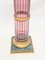 French Corinthian Column Pedestal Stand in Crystal Glass, Image 8