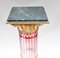 French Corinthian Column Pedestal Stand in Crystal Glass, Image 5