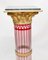 French Corinthian Column Pedestal Stand in Crystal Glass, Image 7