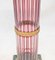 French Corinthian Column Pedestal Stand in Crystal Glass 9