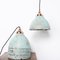 Industrial Holophane Verdigris Coppered Spun Aluminium Pendant Light 12