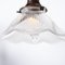 Antique Holophane Small Pagoda Prismatic Glass Pendant Light 8